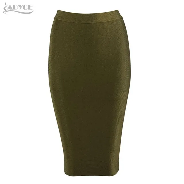 2017 new women sexy bodycon skirt knee-length bandage skirt  khaki  blue red white black unde celebrity skirt wholesale