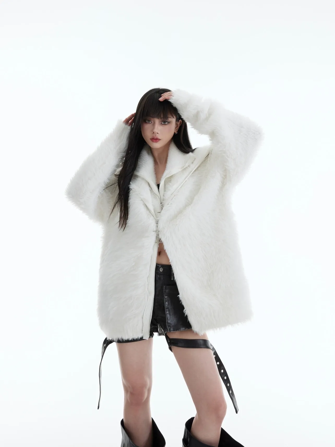 【23s October.】Fake Mink Double Layer Plush Coat