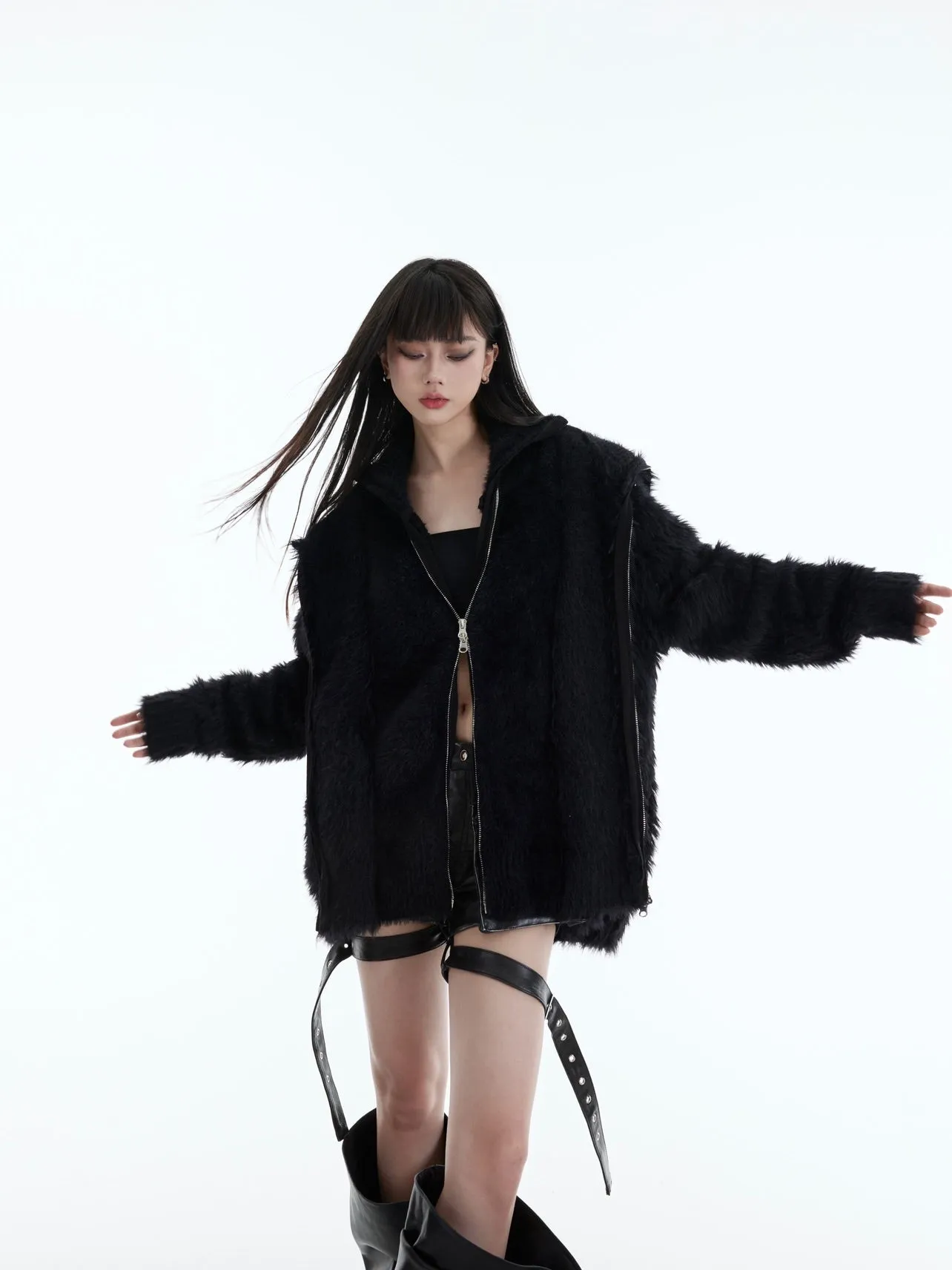 【23s October.】Fake Mink Double Layer Plush Coat