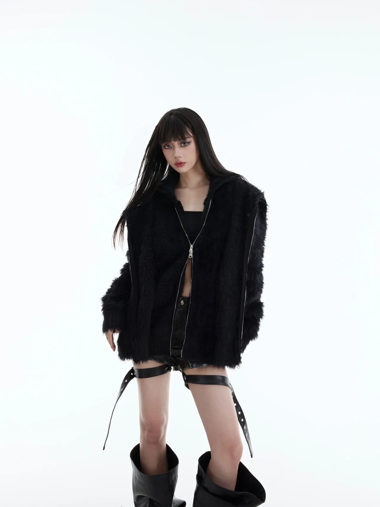 【23s October.】Fake Mink Double Layer Plush Coat