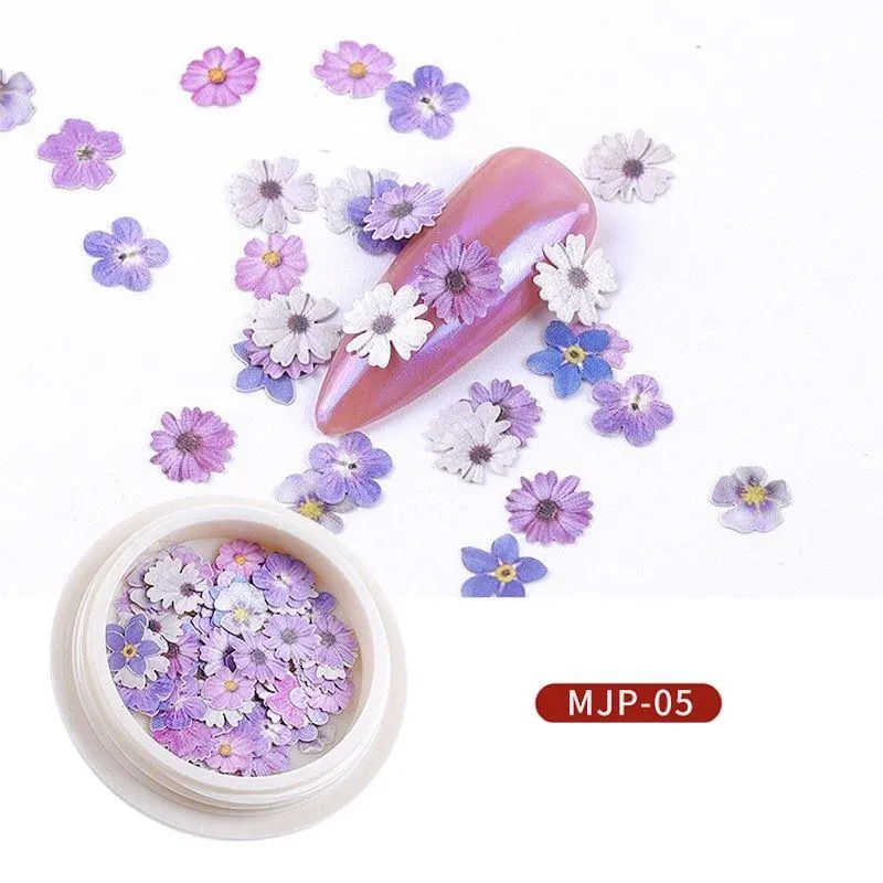 3D Nail Art Wood Flowers