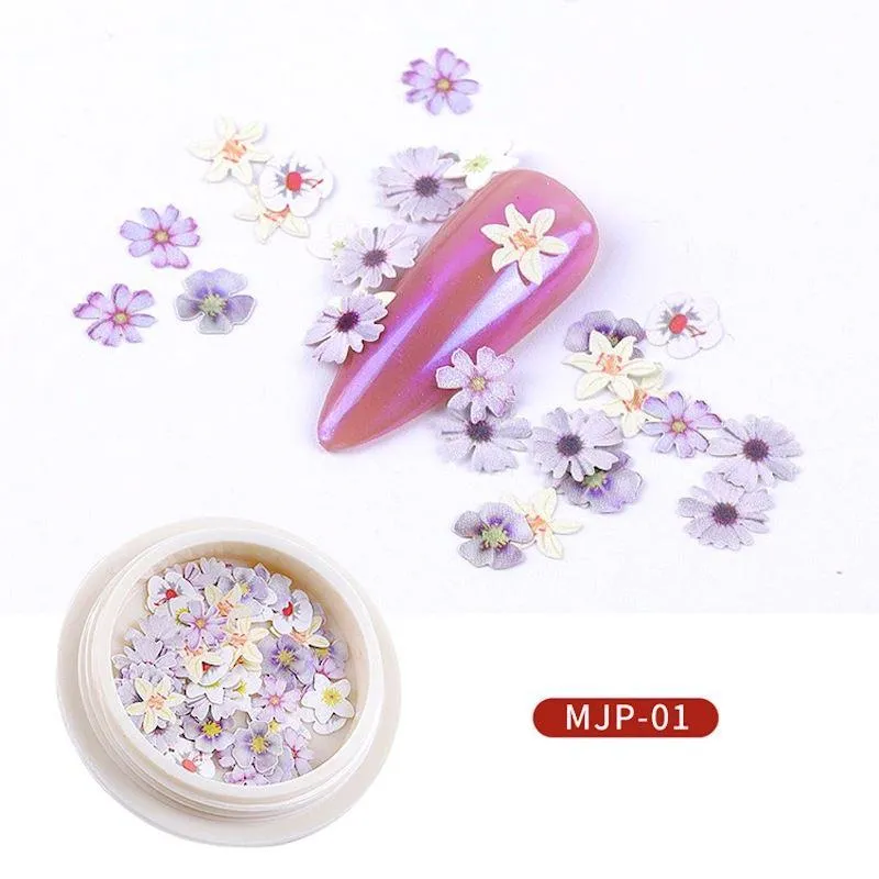 3D Nail Art Wood Flowers