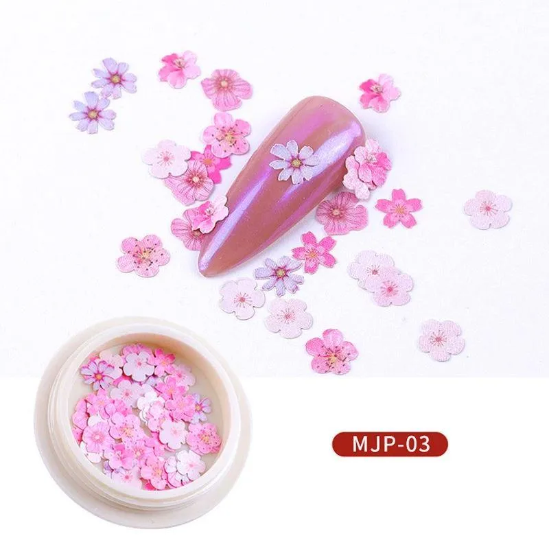 3D Nail Art Wood Flowers