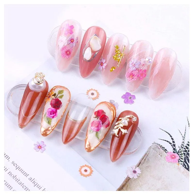 3D Nail Art Wood Flowers