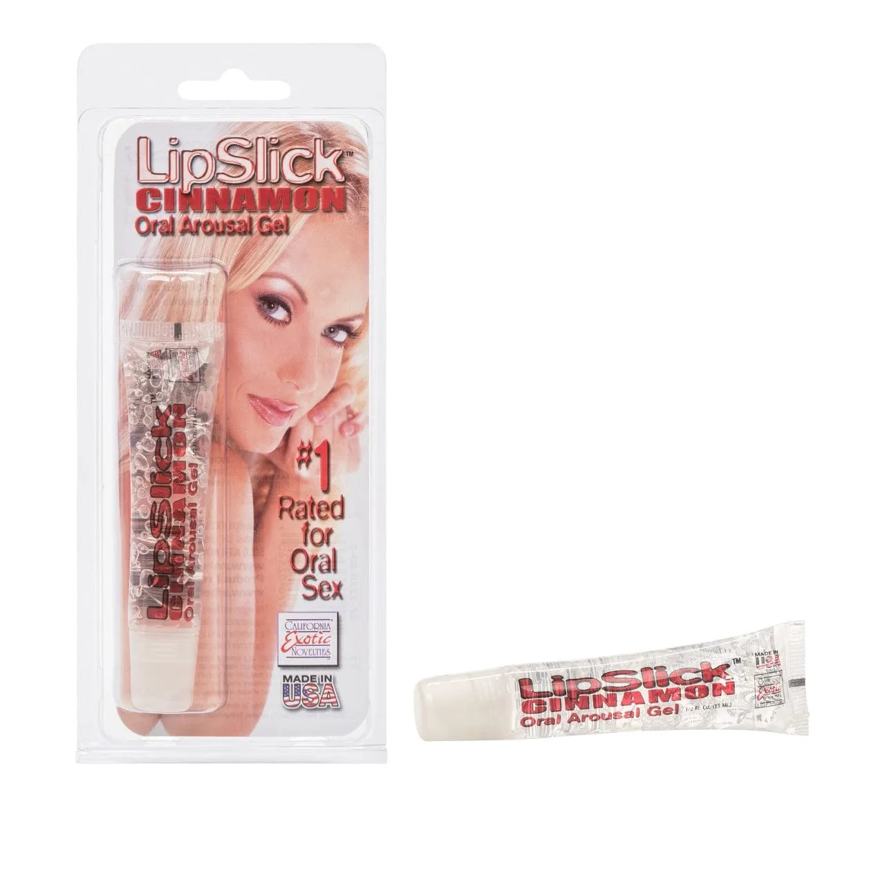 7414C      Lipslick™ Cinnamon Oral Arousal Gel - LAST CHANCE - Final Closeout!