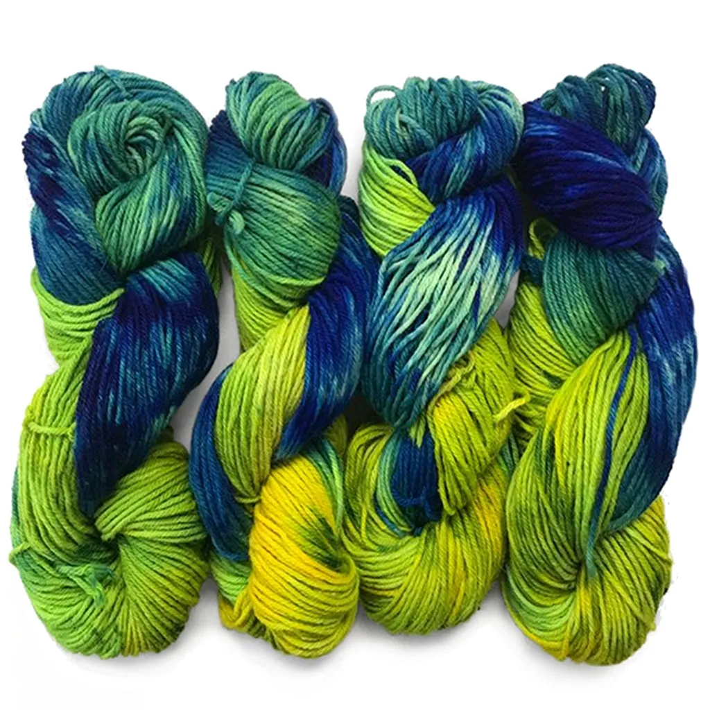 About The Color - Irises Floating in the Breeze, Worsted Suri Alpaca & Merino