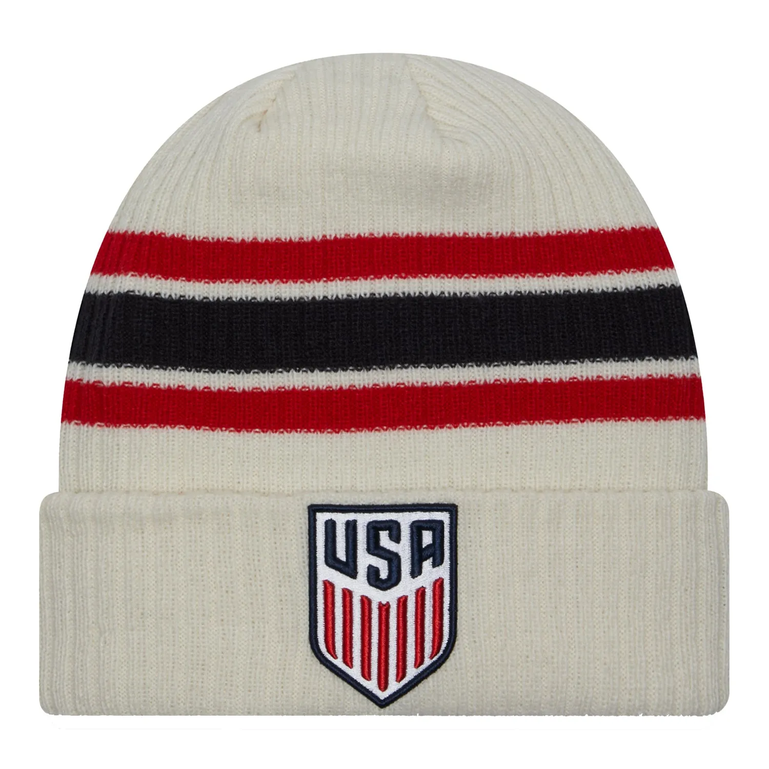 Adult New Era USMNT Vintage Cream Knit Hat