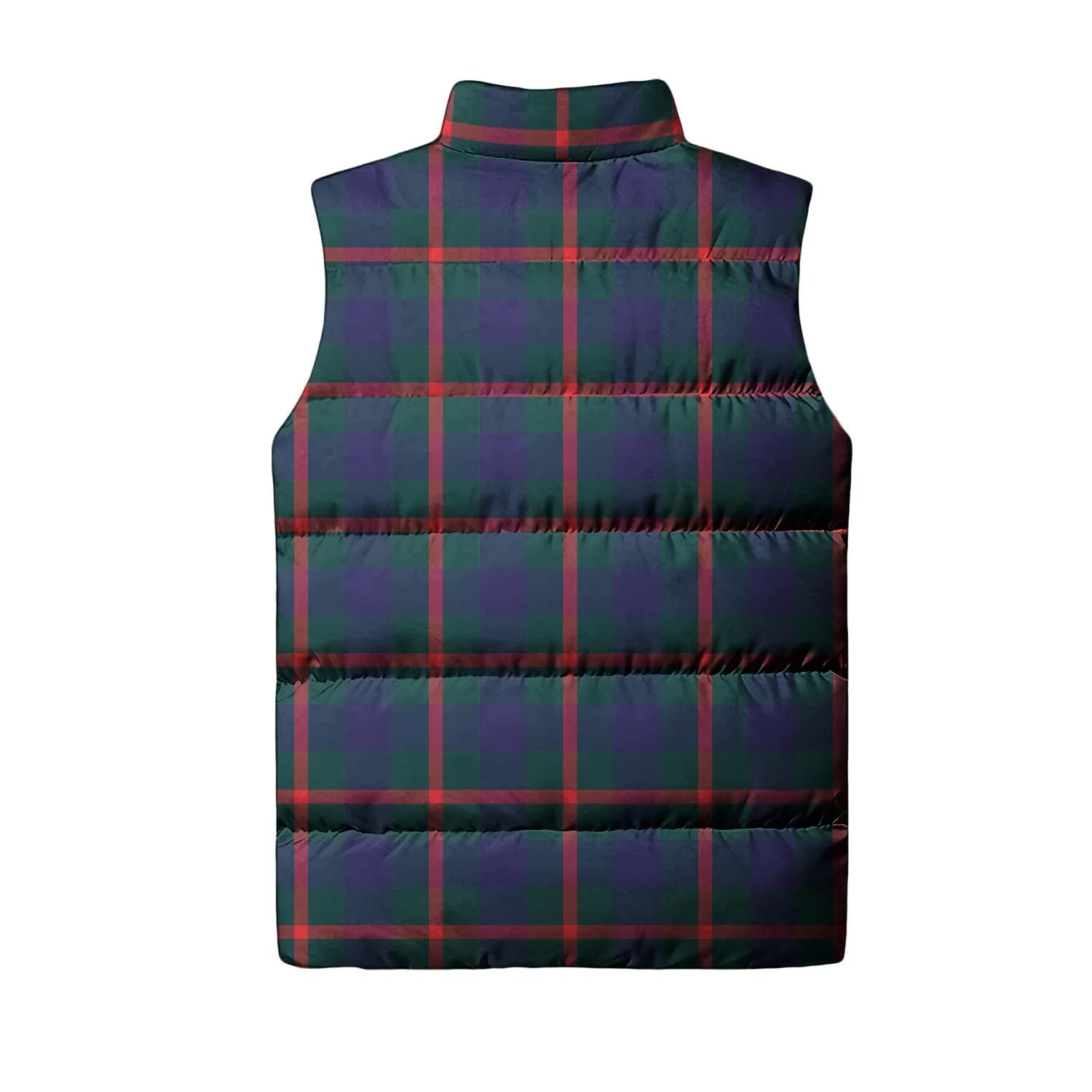 Agnew Tartan Sleeveless Puffer Jacket