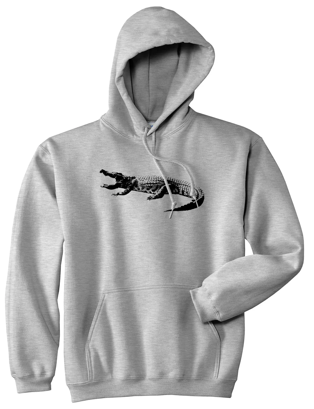 Alligator Mens Pullover Hoodie