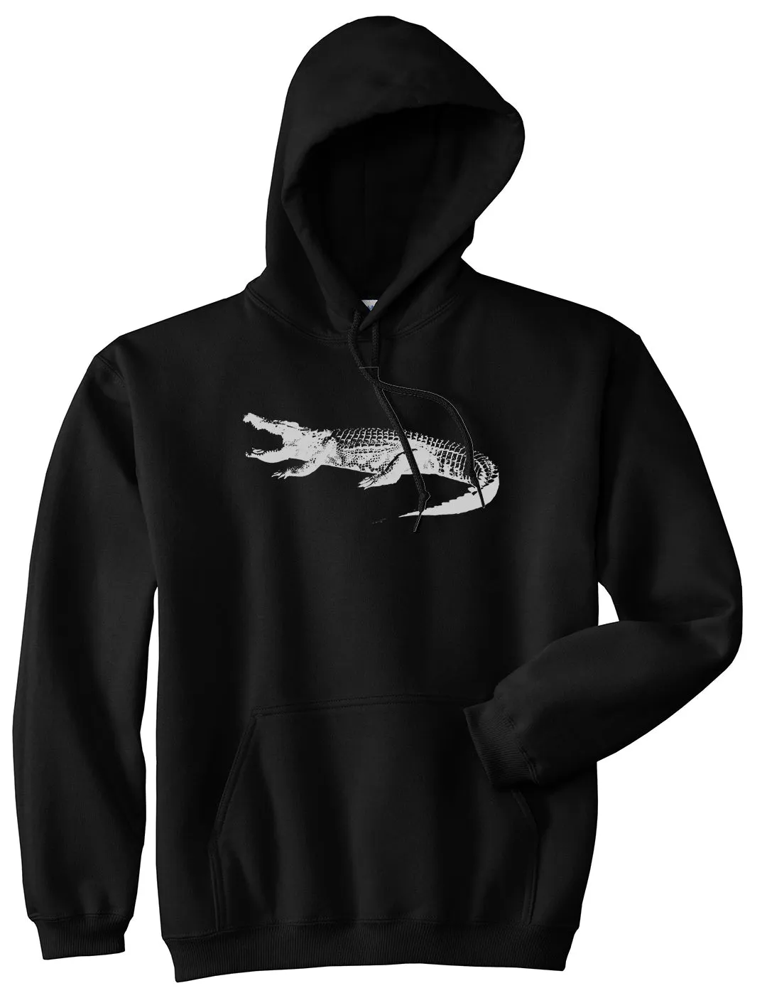 Alligator Mens Pullover Hoodie