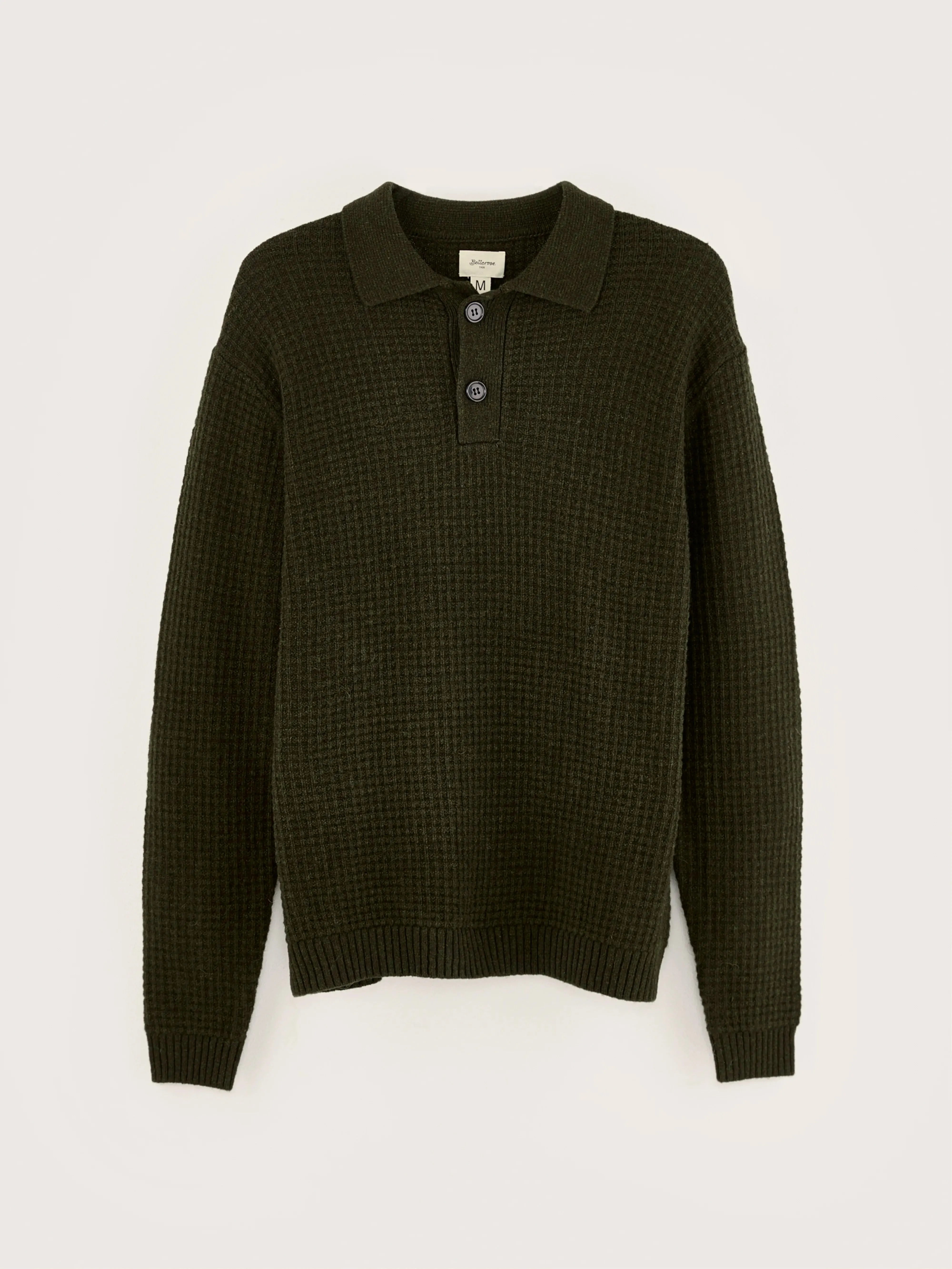 Allos polo-style sweater (242 / M / OLIVE)