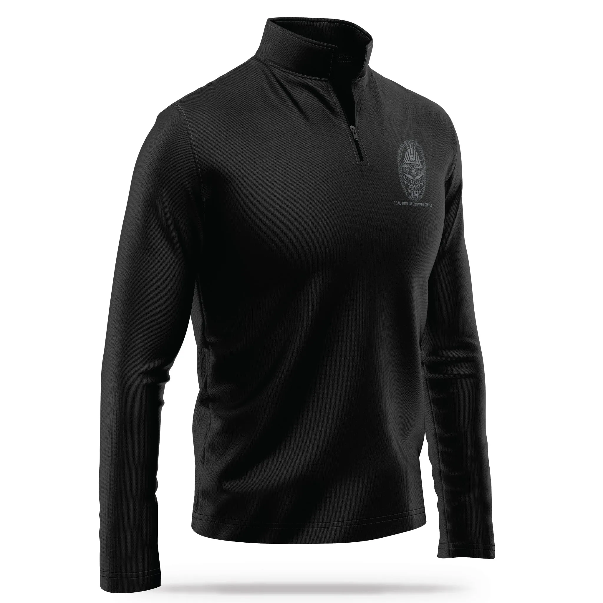 [ALPHARETTA PD] ARTIC Quarter Zip [BLK/GRY]