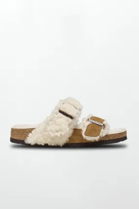 Arizona Suede Leather/Shearling Teddy Split in Mink