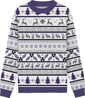 Asexual / Demisexual Christmas Classic Fit Knit Crewneck