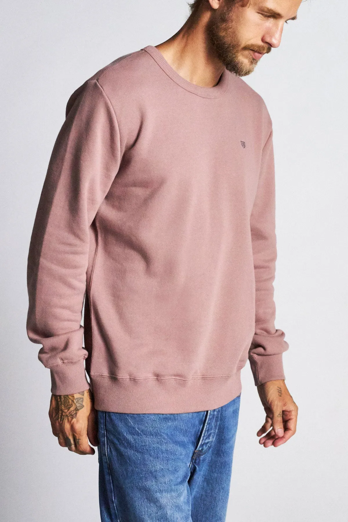 B-Shield Crew Fleece - Mauve