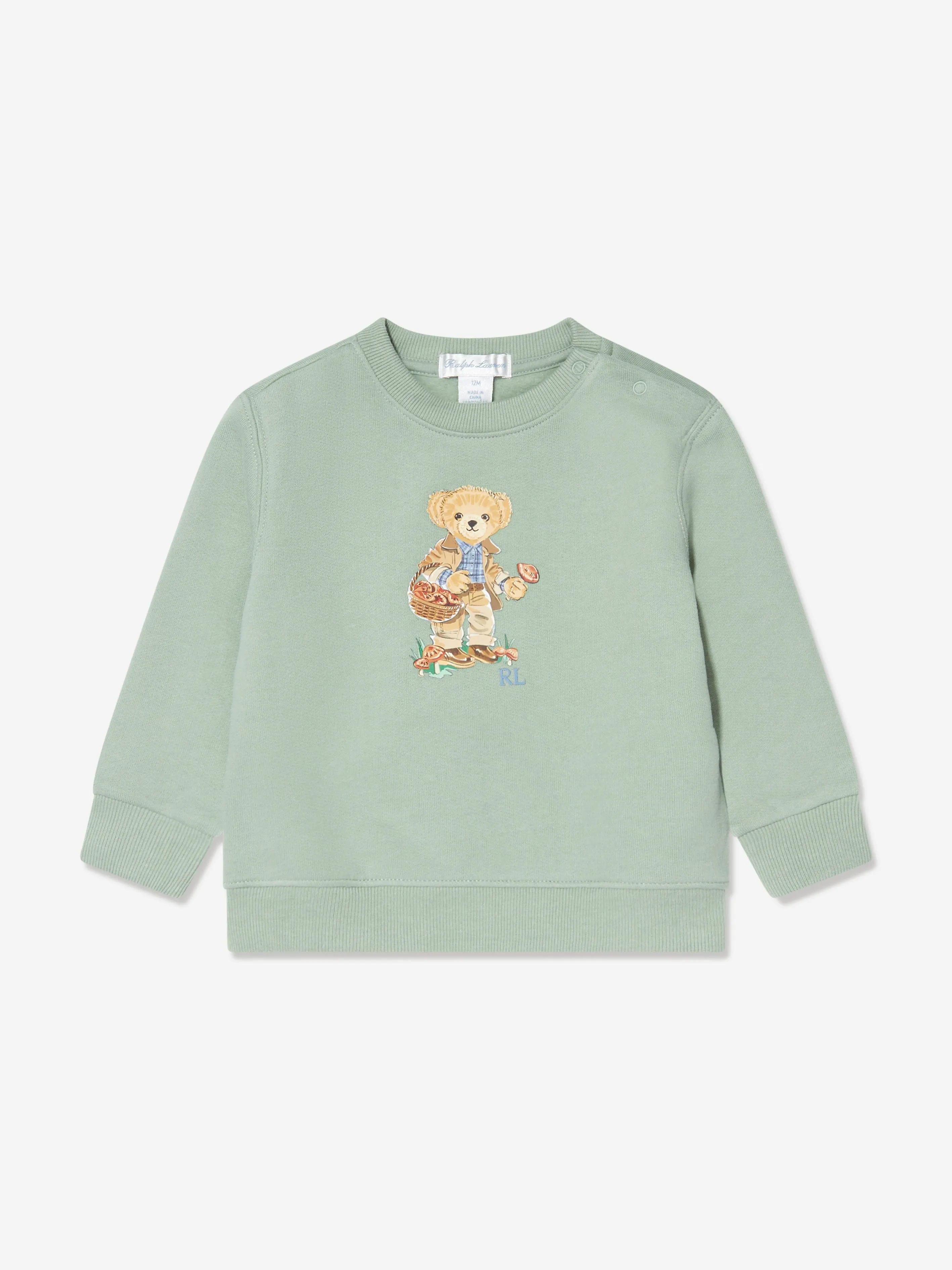 Baby Boys Bear Tracksuit in Green