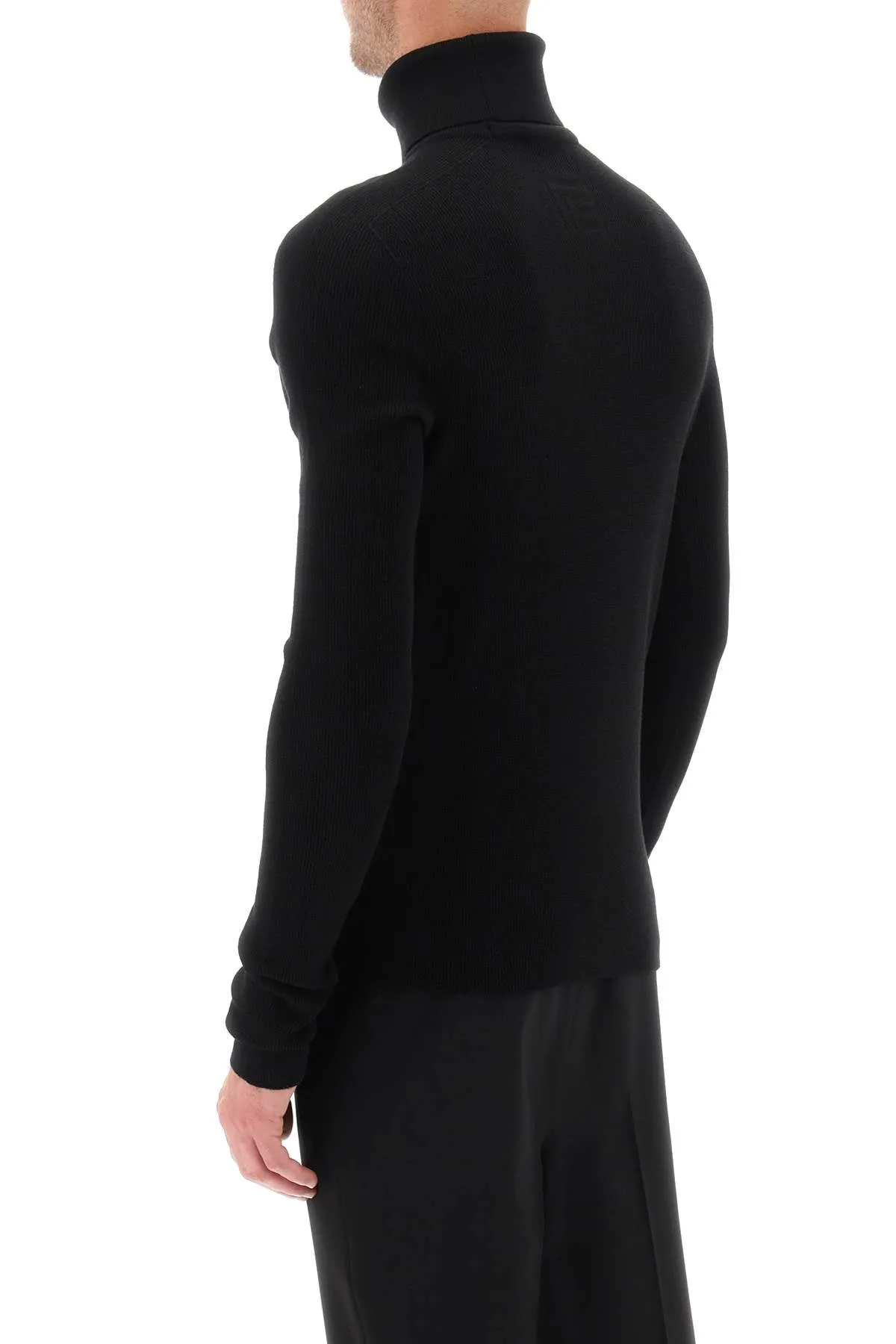 Balmain turtleneck sweatear in merino wool