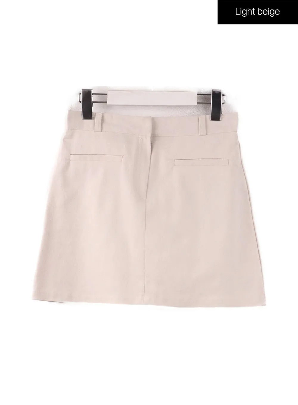 Basic Cotton Mini Skirt IF408