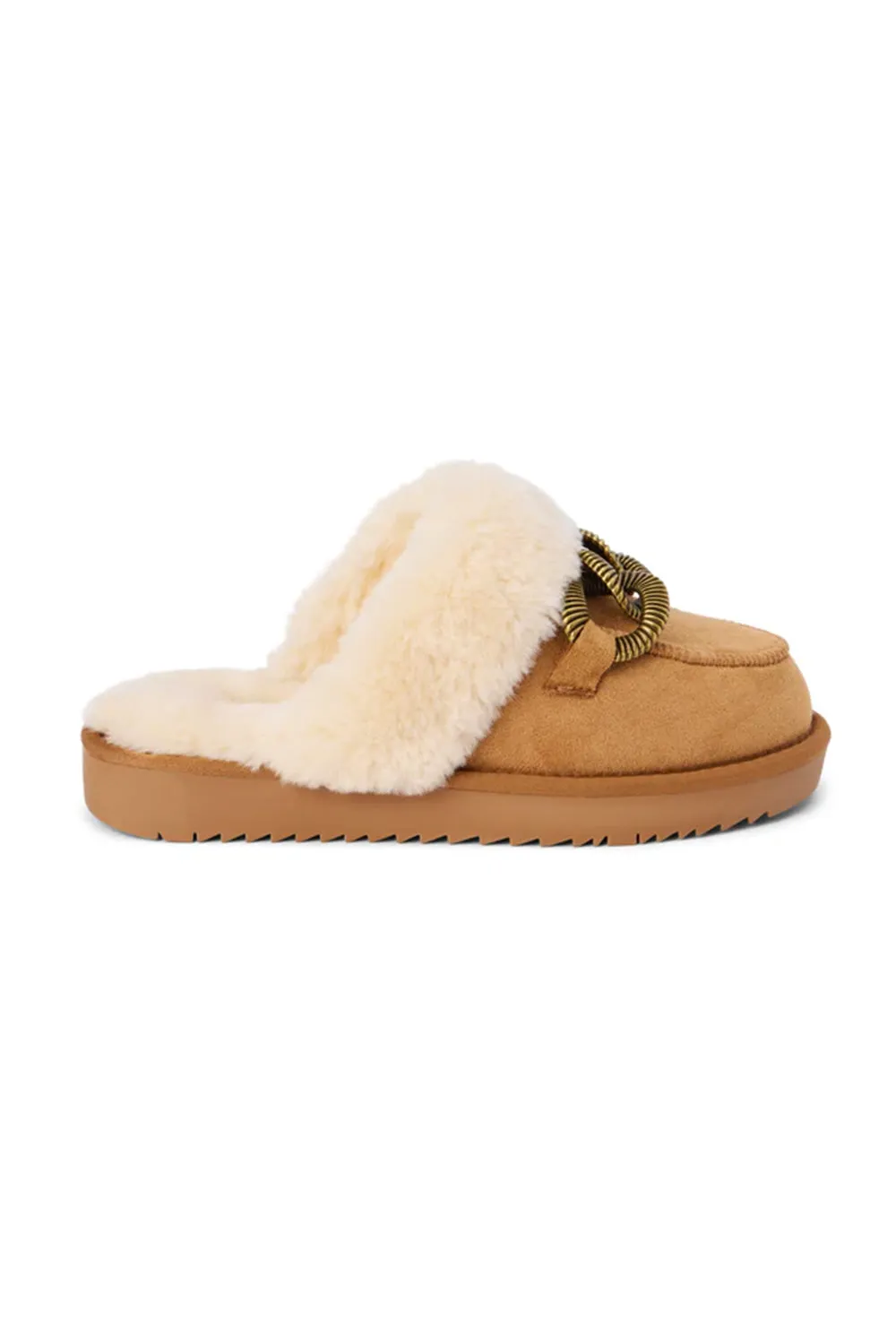 Beach by Matisse Taos Chain Slippers for Women in Chestnut | TAOS-CHESTNUT