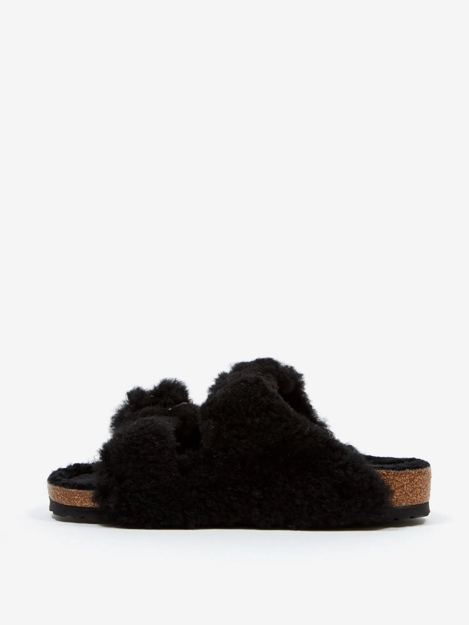 Birkenstock Arizona Big Buckle Shearling Teddy W - Black