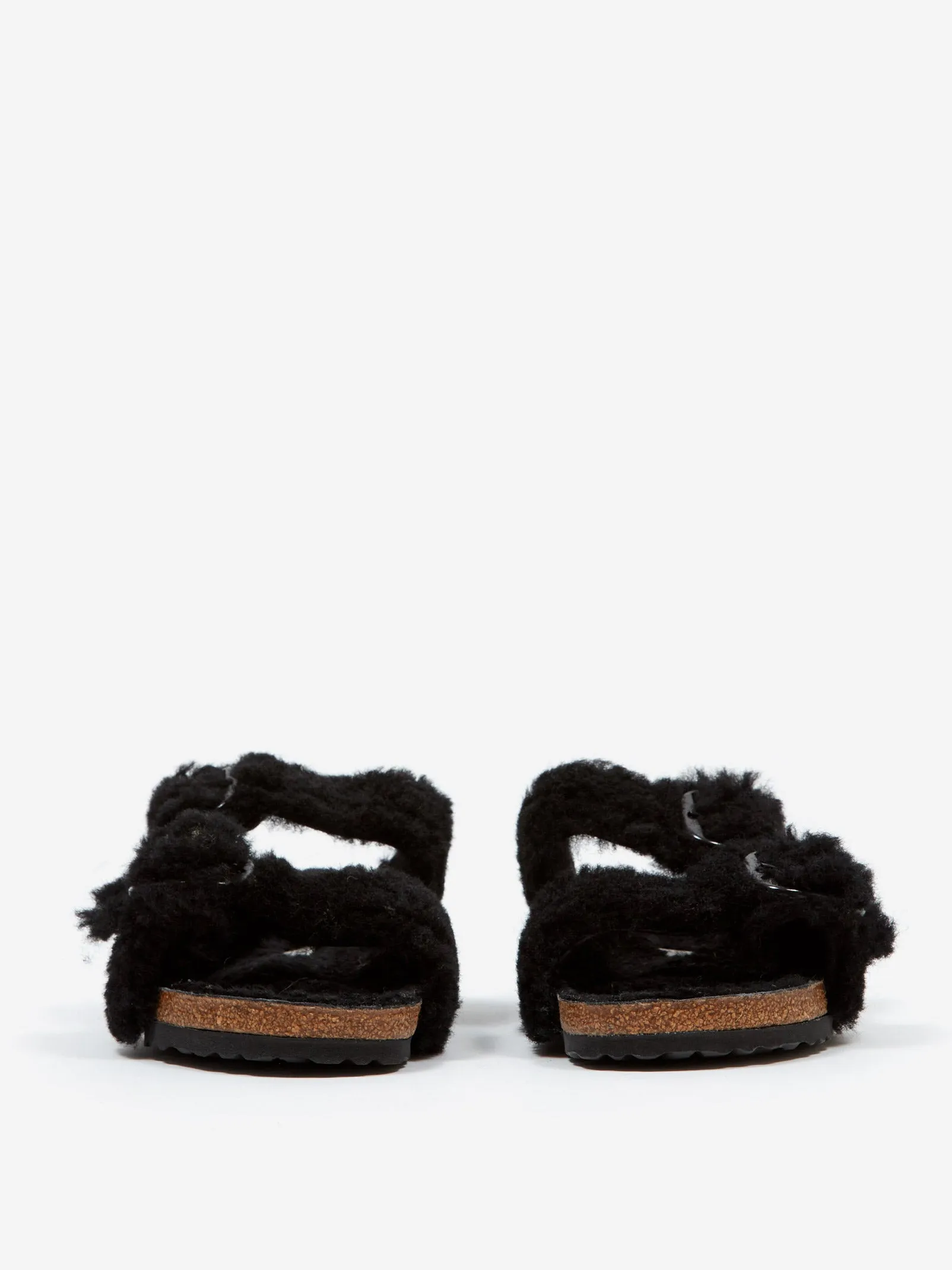 Birkenstock Arizona Big Buckle Shearling Teddy W - Black