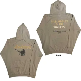 Bob Marley Unisex Pullover Hoodie: Exodus Mic Photo Wailers Tour 77