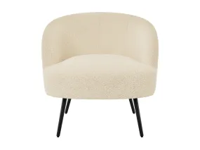 Boucle Barrel Accent Chair