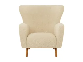 Boucle Wing Accent Chair