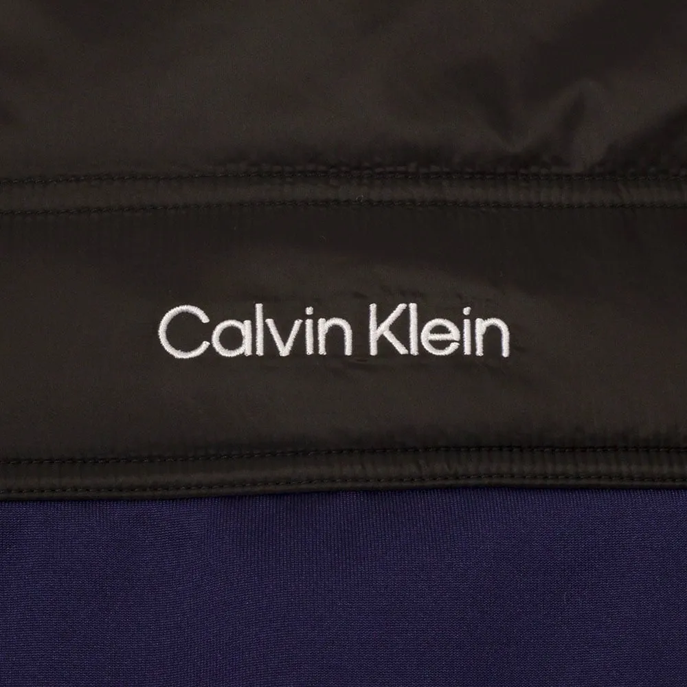 Calvin Klein Nash Mills Hybrid Full Zip Pullover - Peacoat