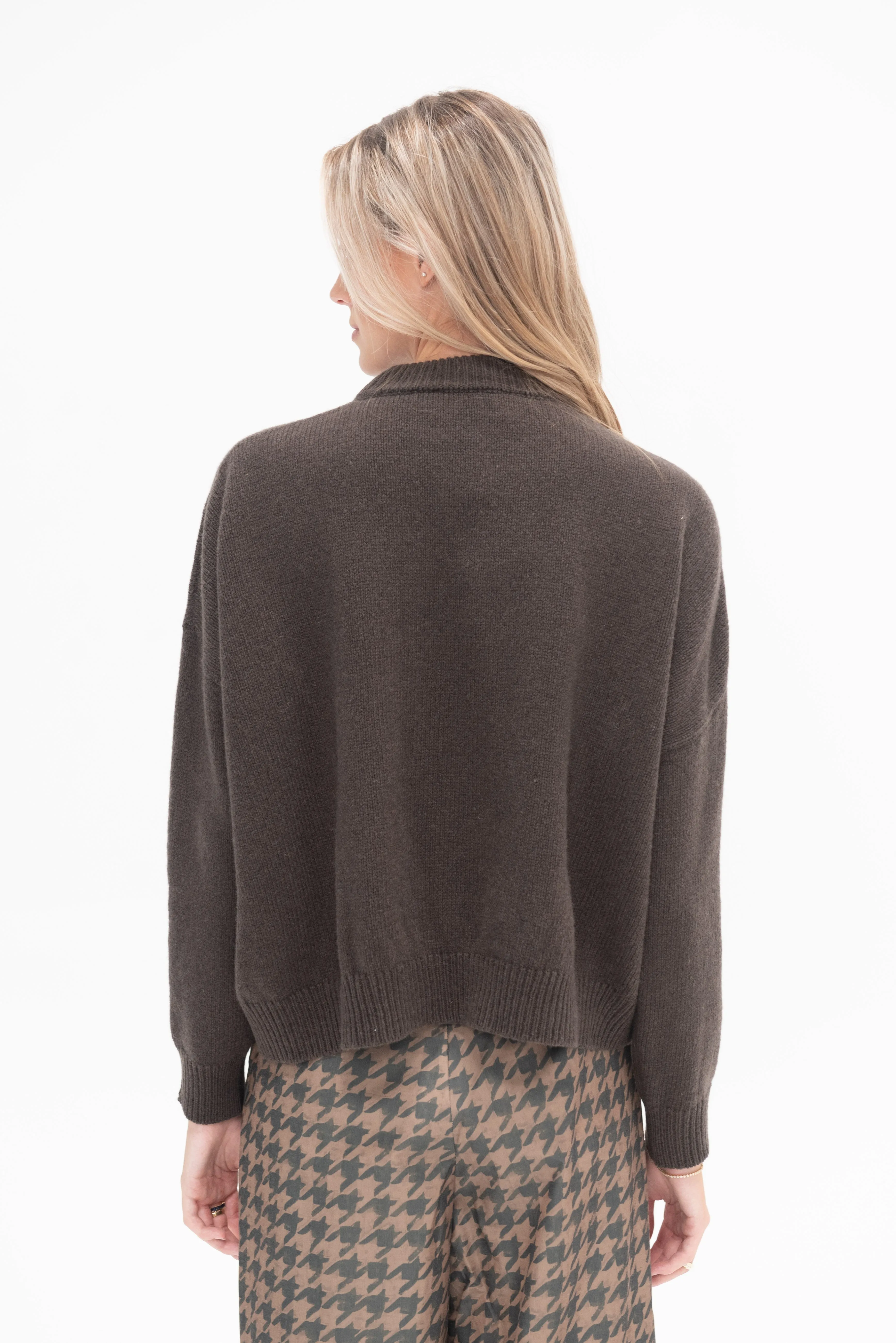 Cameron Sweater, Military Brown