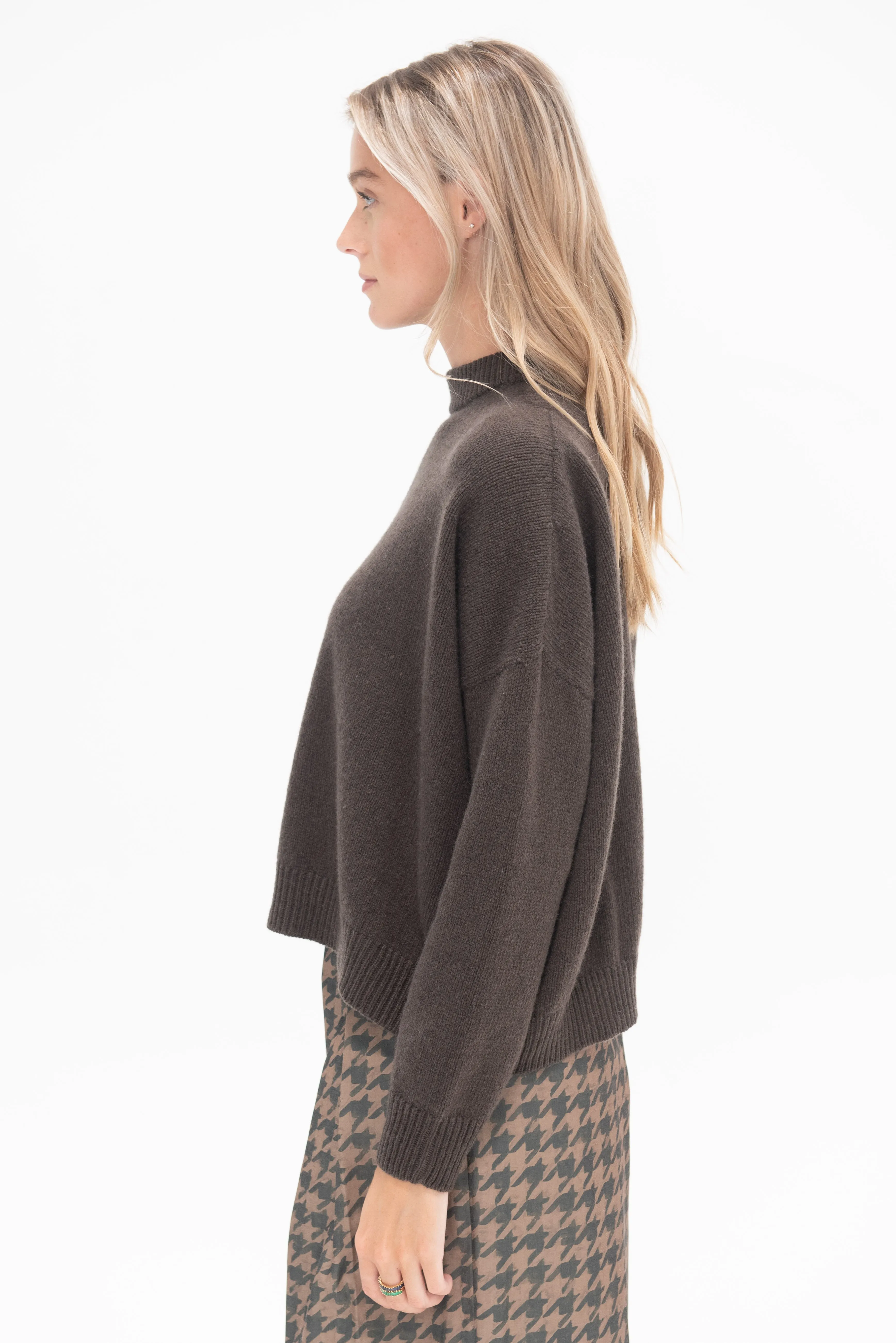 Cameron Sweater, Military Brown