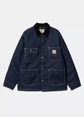 Carhartt WIP OG Chore Coat Blue/Black (One Wash)