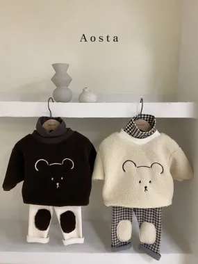 Chocolate Teddy Sweater (Dark)