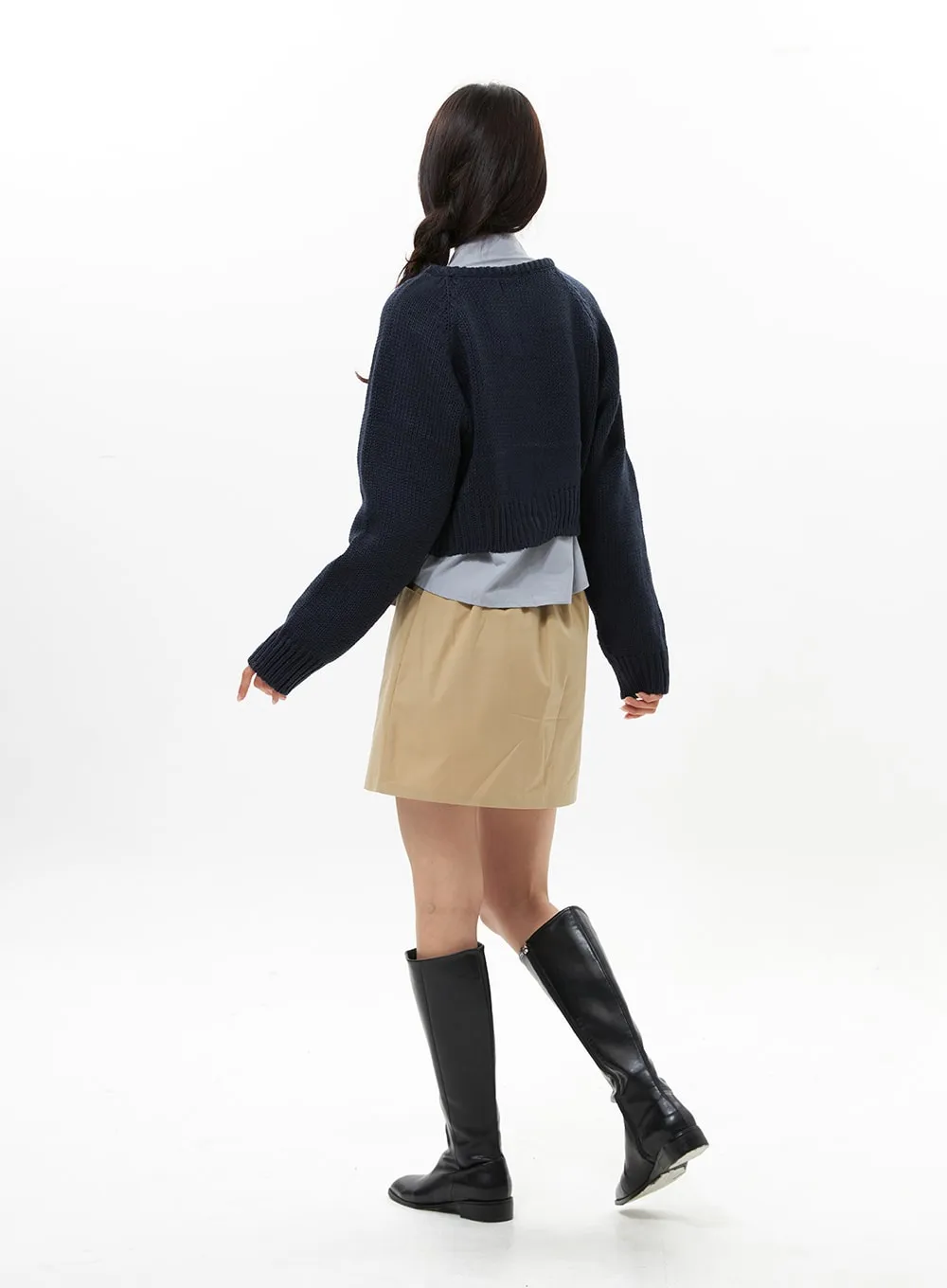 Cotton Mini Skirt OS313