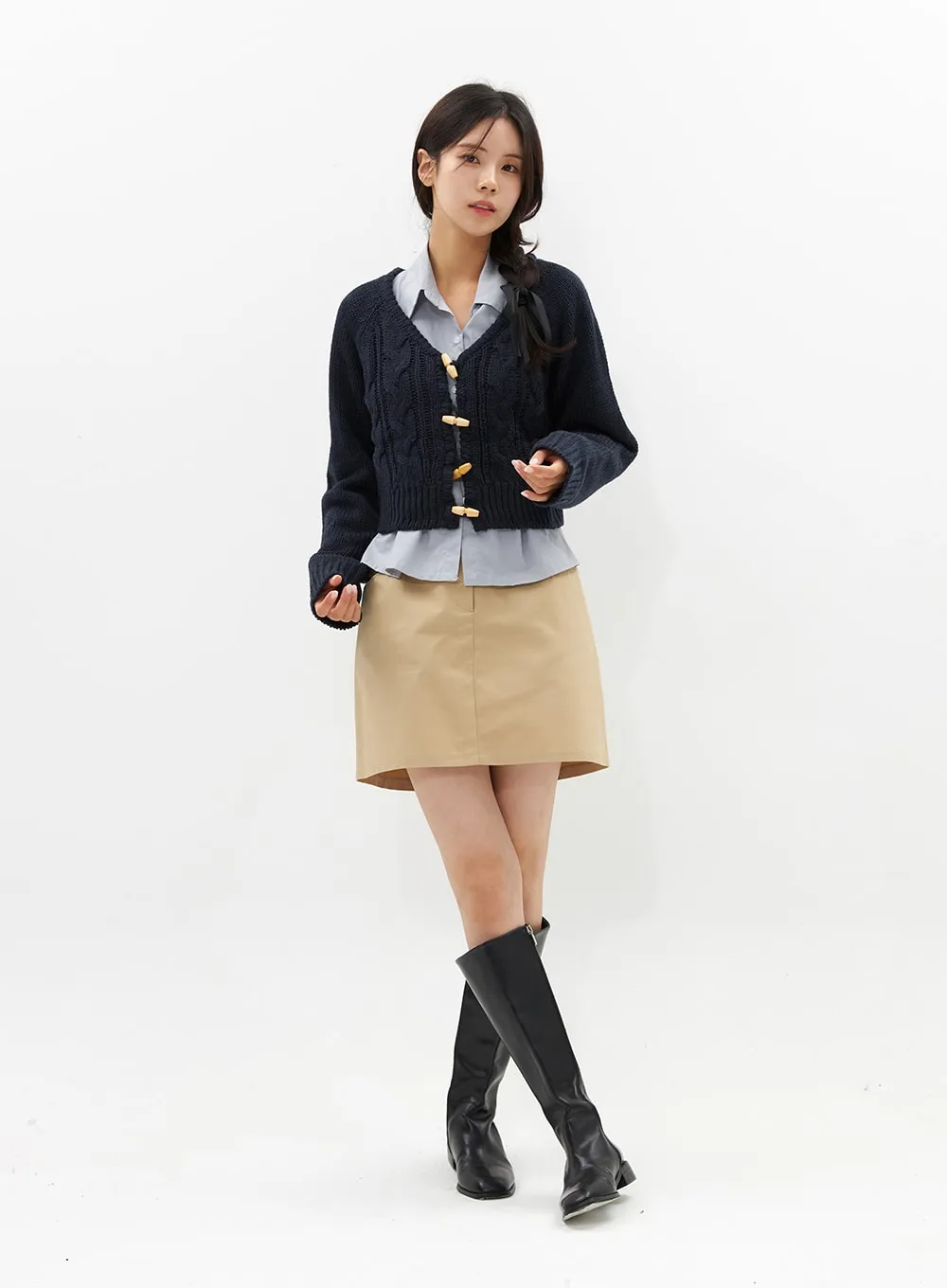 Cotton Mini Skirt OS313