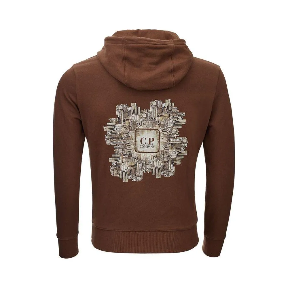 C.P. Company Elevated Brown Cotton Sweater for Men