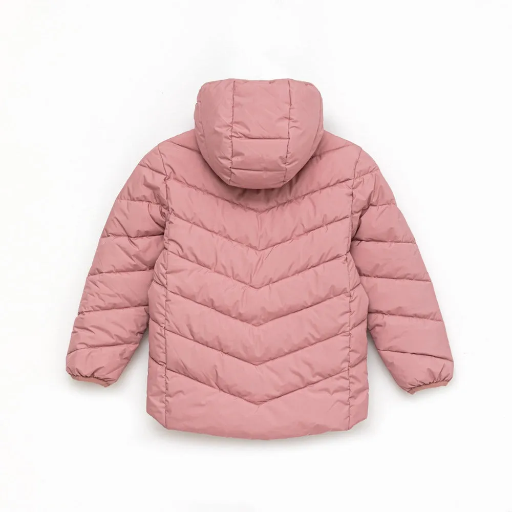 Crywolf Eco Puffer Jacket Rose