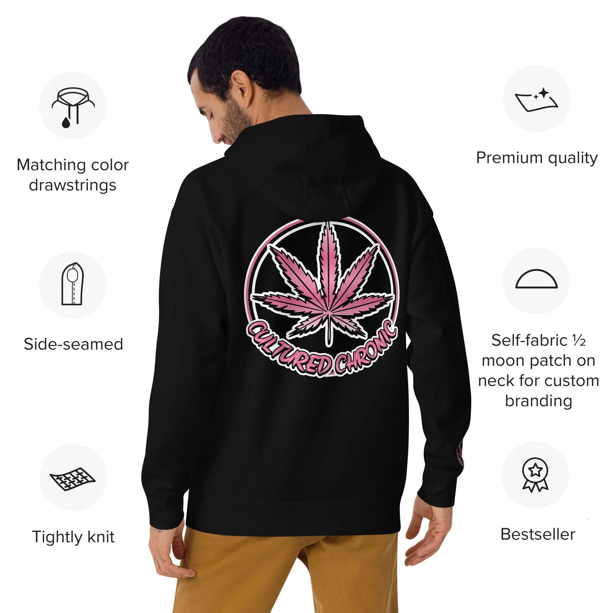 Cultured Chronic Embroidered Unisex Hoodie