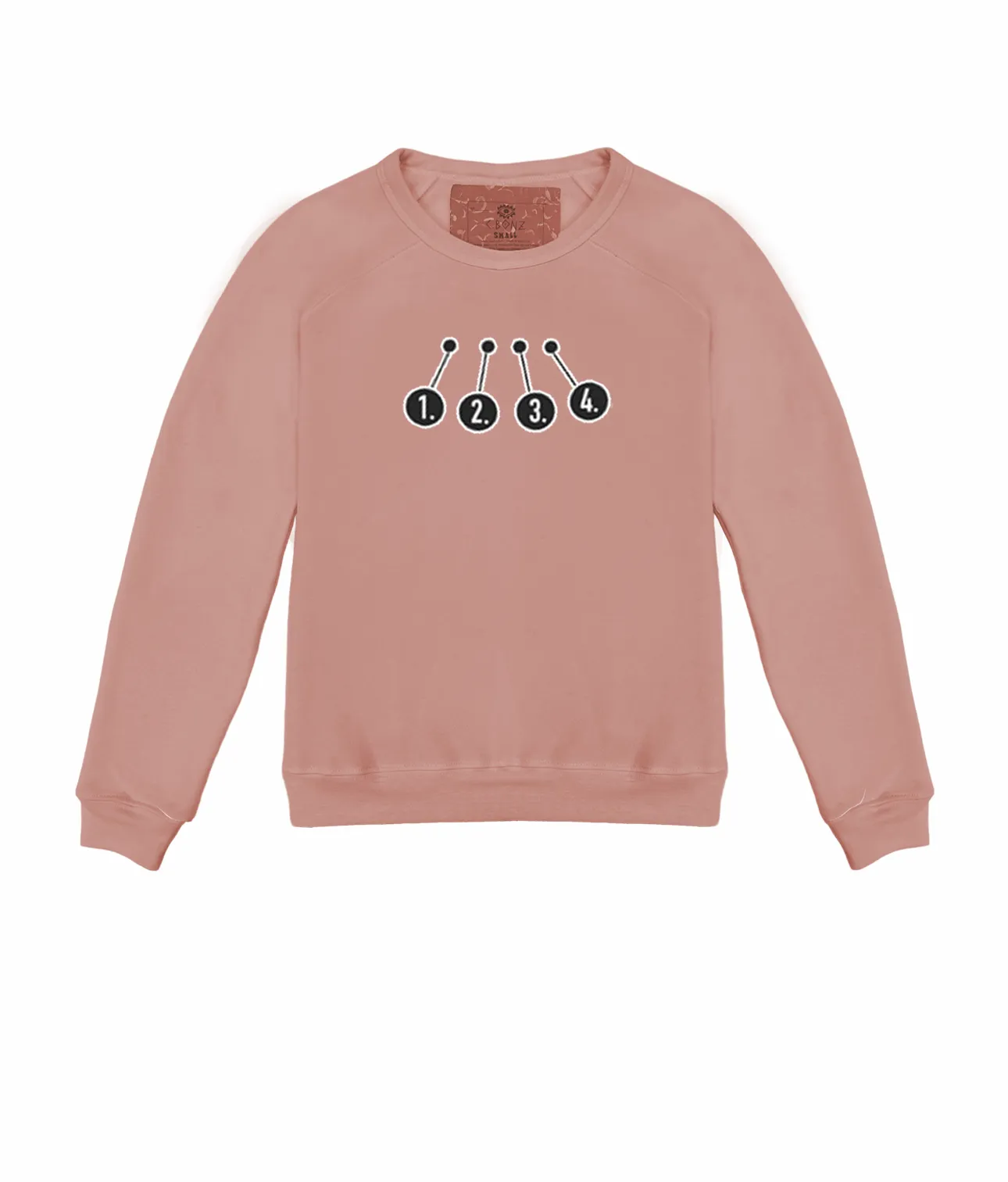 Customizable Spooky Chest Mini Embroidery Kids' Pullover