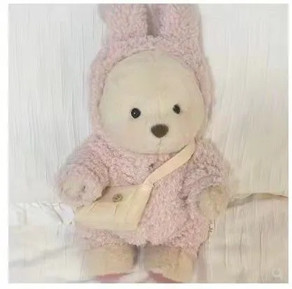 Cute Kawaii 11 inch teddy bear baby toys doll clothes