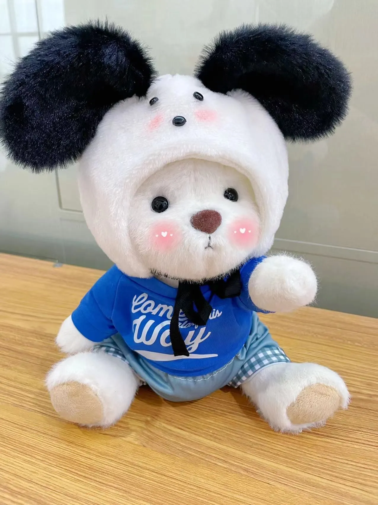 Cute Kawaii 11 inch teddy bear baby toys doll clothes