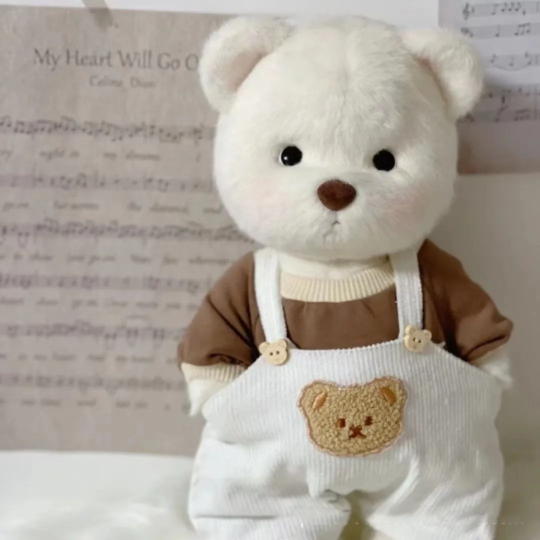 Cute Kawaii 11 inch teddy bear baby toys doll clothes