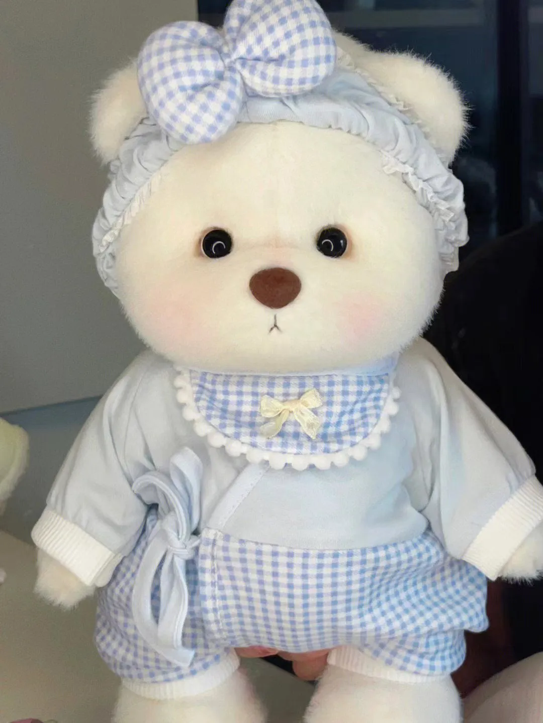 Cute Kawaii 11 inch teddy bear baby toys doll clothes