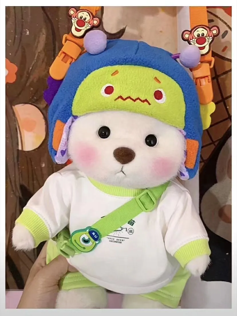 Cute Kawaii 11 inch teddy bear baby toys doll clothes