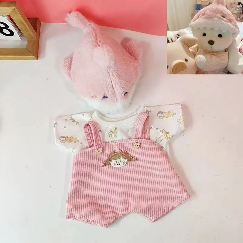 Cute Kawaii 11 inch teddy bear baby toys doll clothes