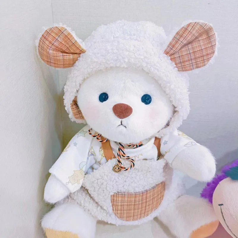 Cute Kawaii 11 inch teddy bear baby toys doll clothes