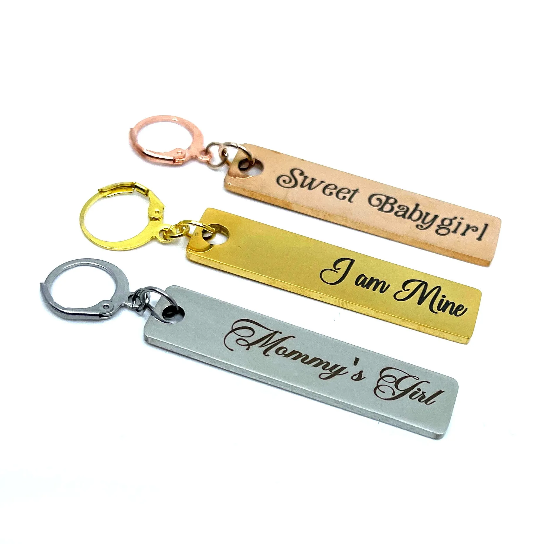 Design Your Own Steel Collar Tag - Bar