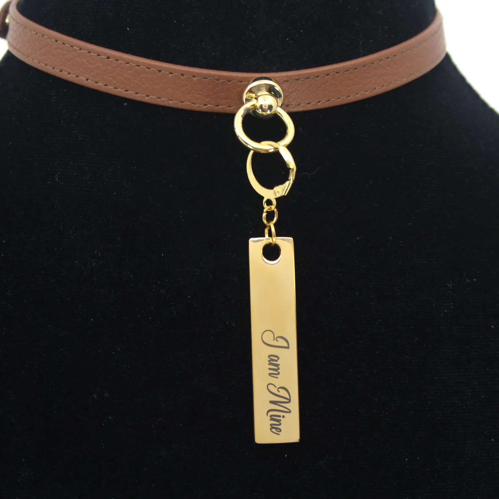 Design Your Own Steel Collar Tag - Bar