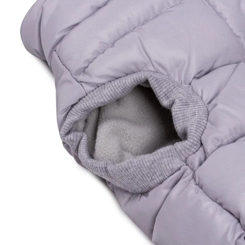 Dog Luxury Showerproof Puffer Jacket in Grey - S / M / L