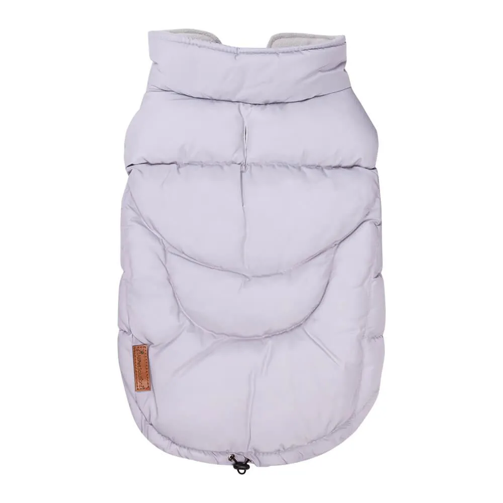 Dog Luxury Showerproof Puffer Jacket in Grey - S / M / L